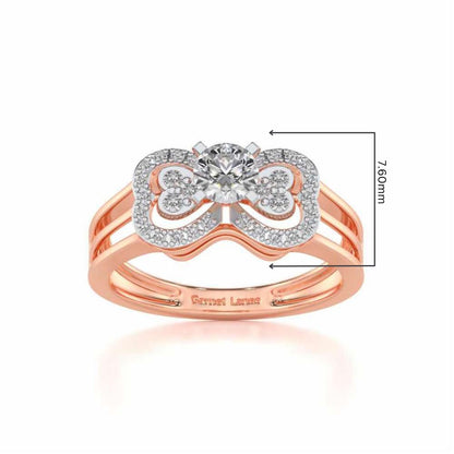 Pallavi Solitaire Ring - Rose Gold - Image 5