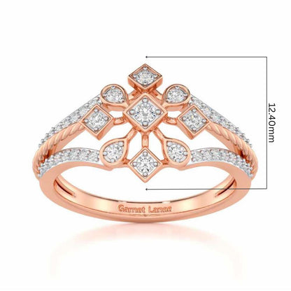 Blessed Shine Silver Ring - Rose Gold - Image 5