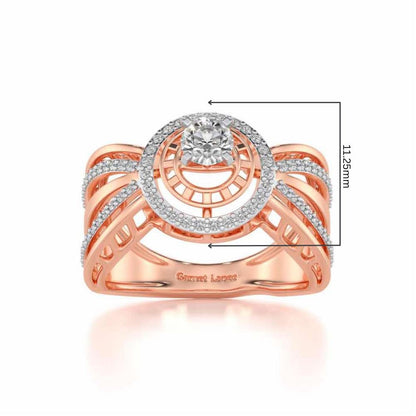 Kalyani Solitaire Ring - Rose Gold - Image 5