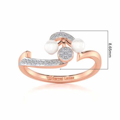 Little Shine Silver Ring - Rose Gold - Image 5