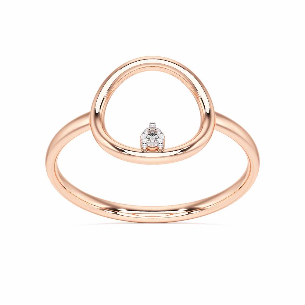 Sunray Sunray Silver Ring - Rose Gold - Image 2