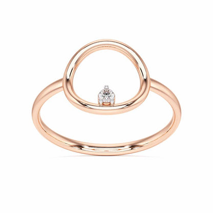 Sunray Sunray Silver Ring - Rose Gold - Image 2