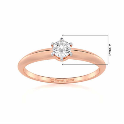 Imperial Beacon Women Solitaire Ring - Rose Gold - Image 5