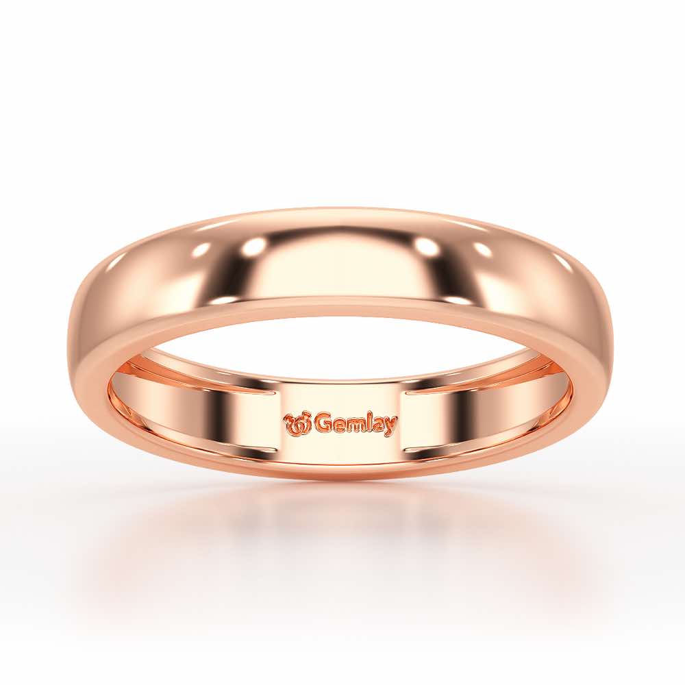 Preston Simple Band For Men - Rose Gold - Image 2