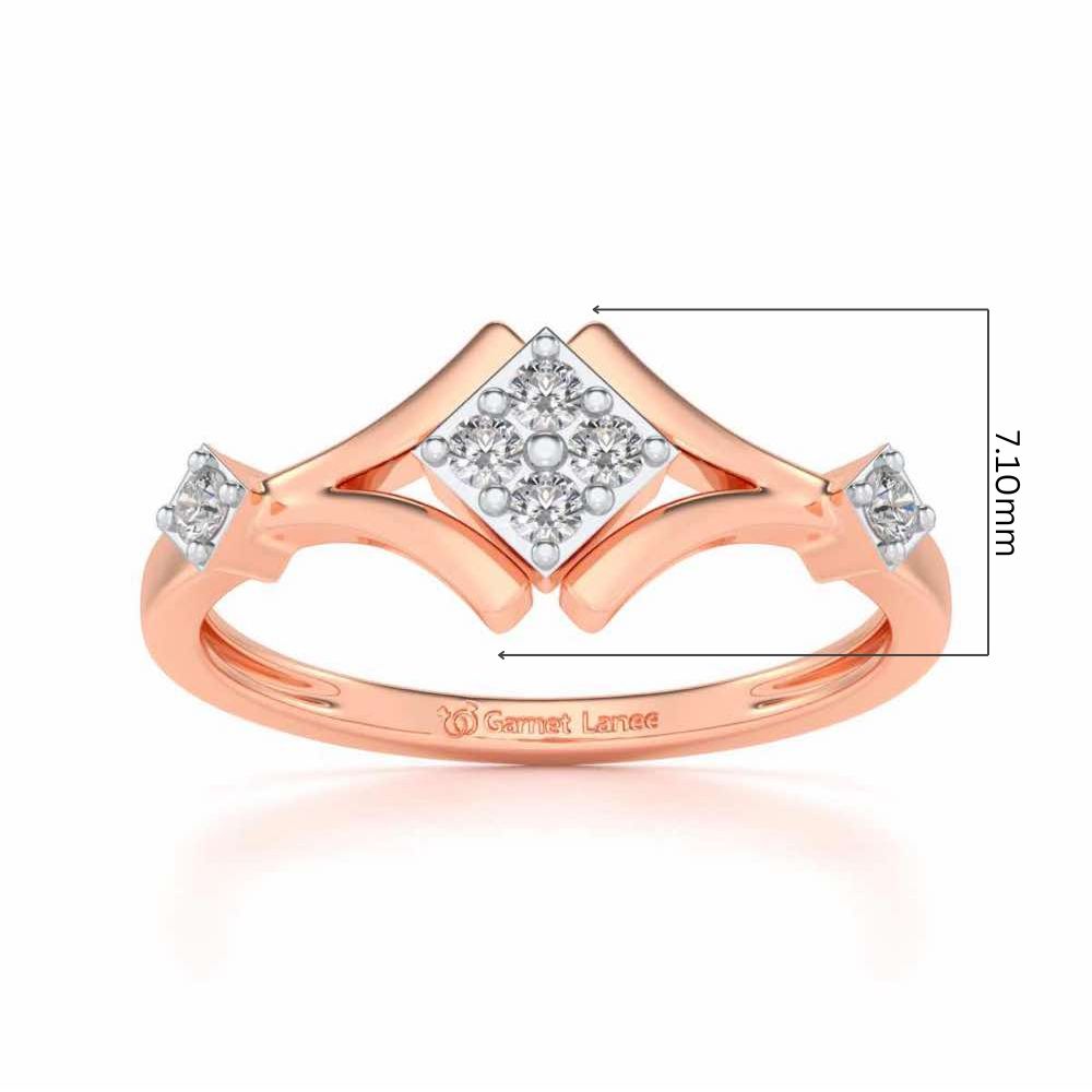Relic Silver Ring - Rose Gold - Image 5