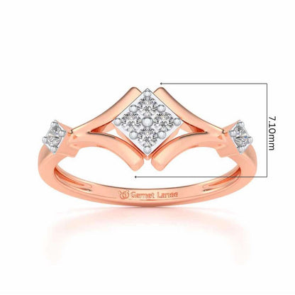 Relic Silver Ring - Rose Gold - Image 5