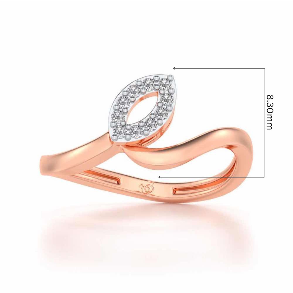 Chakrika Silver Ring - Rose Gold - Image 5