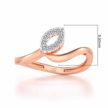 Chakrika Silver Ring - Rose Gold - Image 5