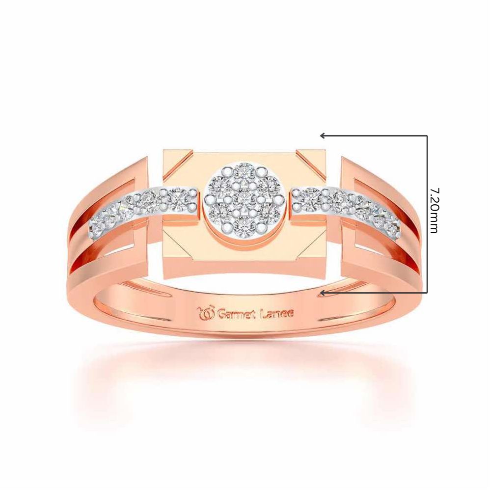 Gardenera Ring For Men - Rose Gold - Image 5