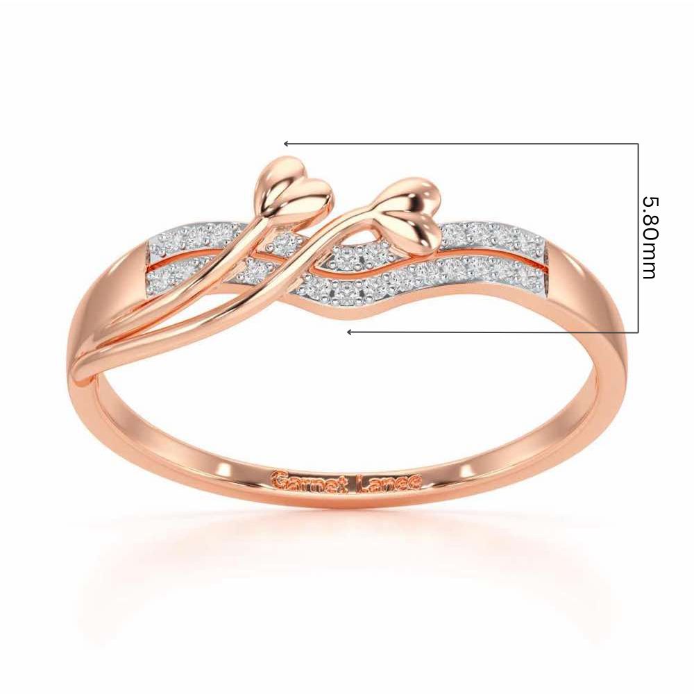 Grow Glow Silver Ring - Rose Gold - Image 5