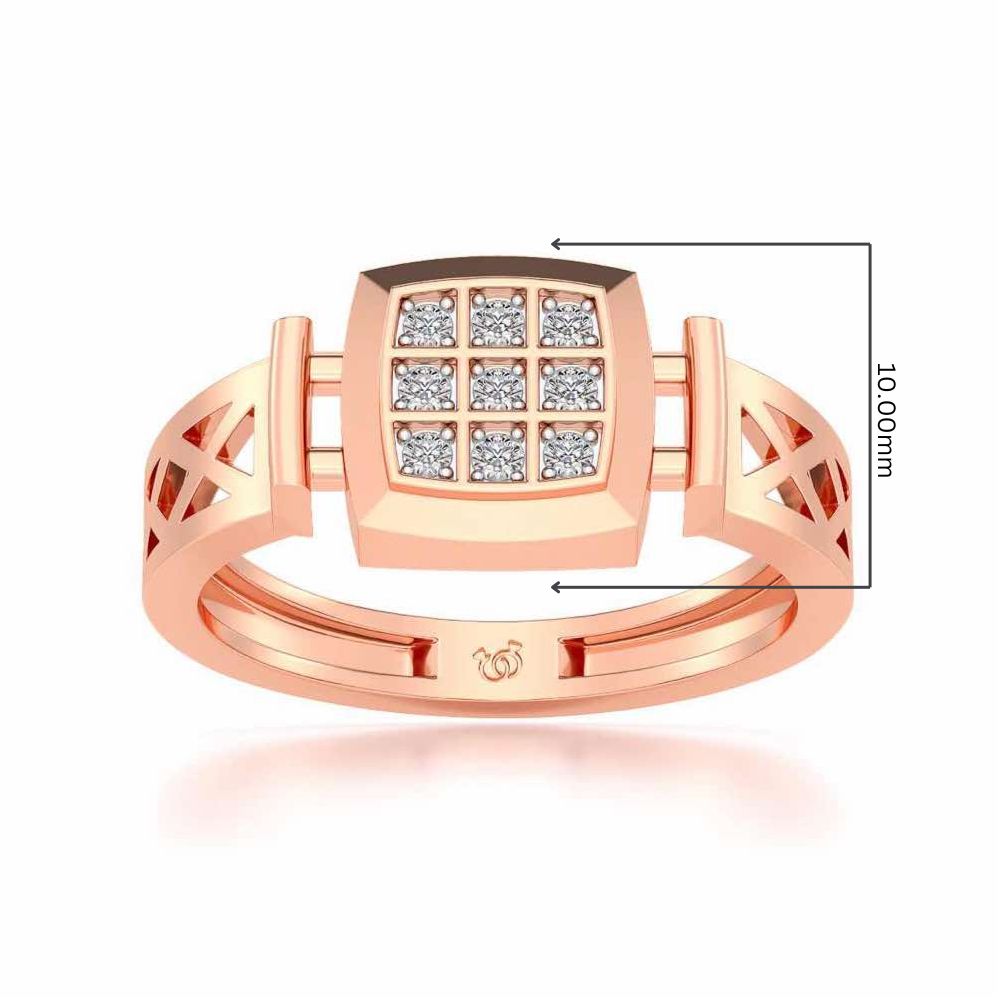 Beguiled Ring For Men - Rose Gold - Image 5