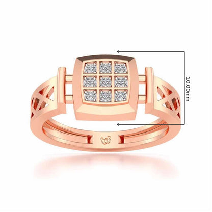 Beguiled Ring For Men - Rose Gold - Image 5