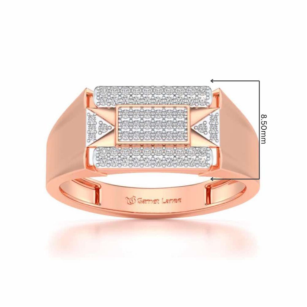 Splediferous Silver Ring For Men - Rose Gold - Image 5