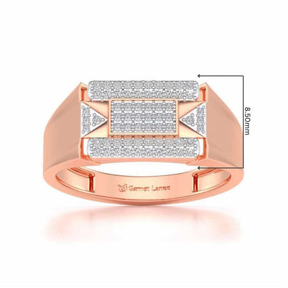 Splediferous Silver Ring For Men - Rose Gold - Image 5
