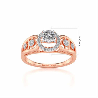 Kritsh Solitaire Ring - Rose Gold - Image 5