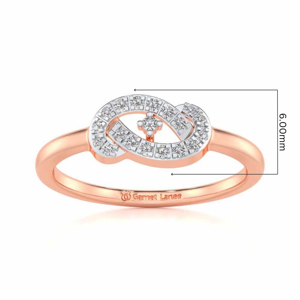Uncanny Shine Silver Ring - Rose Gold - Image 5