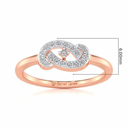 Uncanny Shine Silver Ring - Rose Gold - Image 5