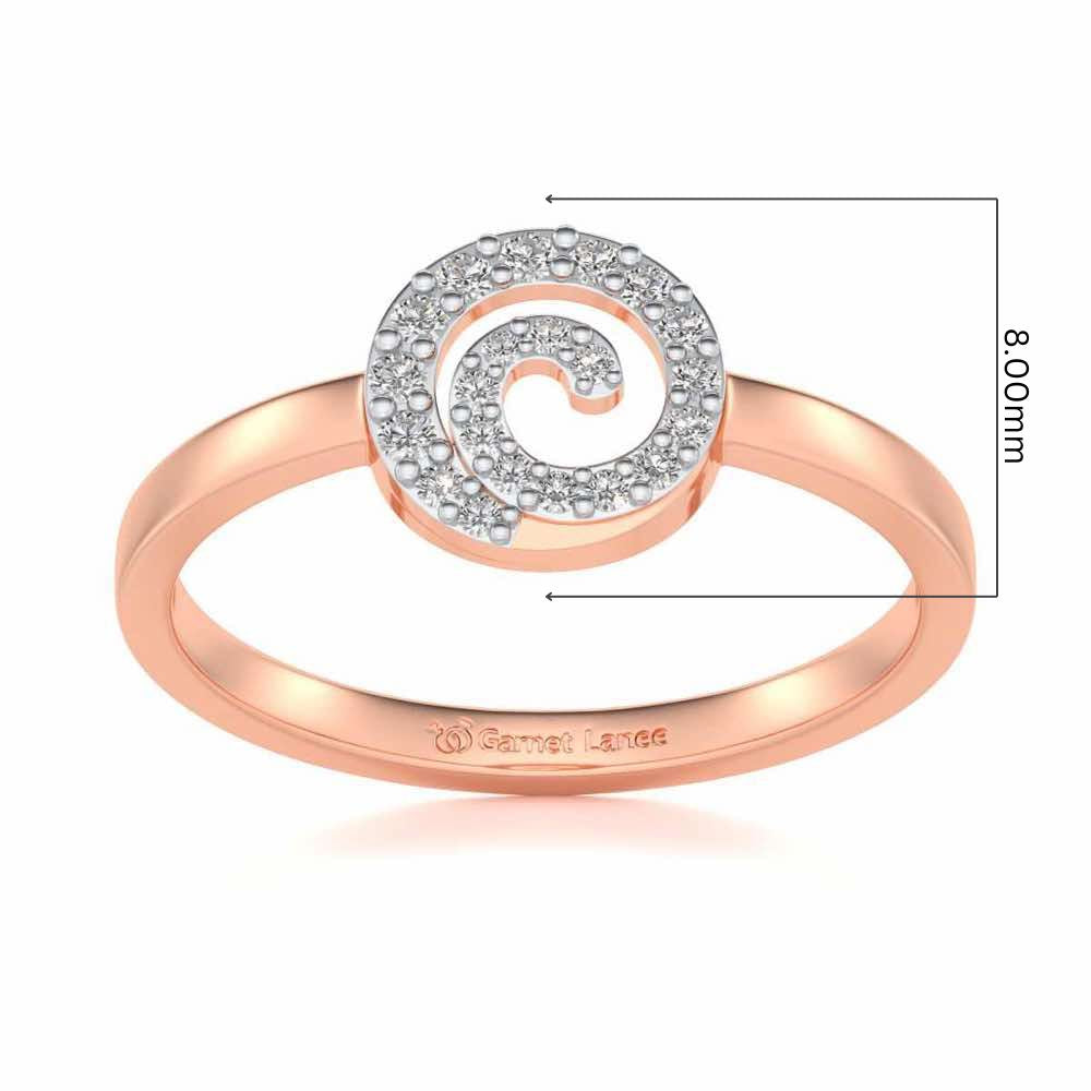 Speeral Silver Ring - Rose Gold - Image 5