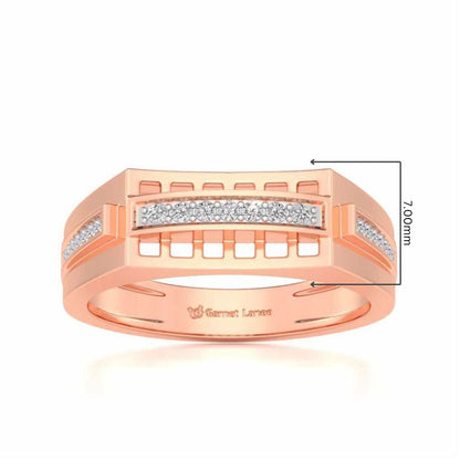 Sleek Ring For Men For Men - Rose Gold - Image 5