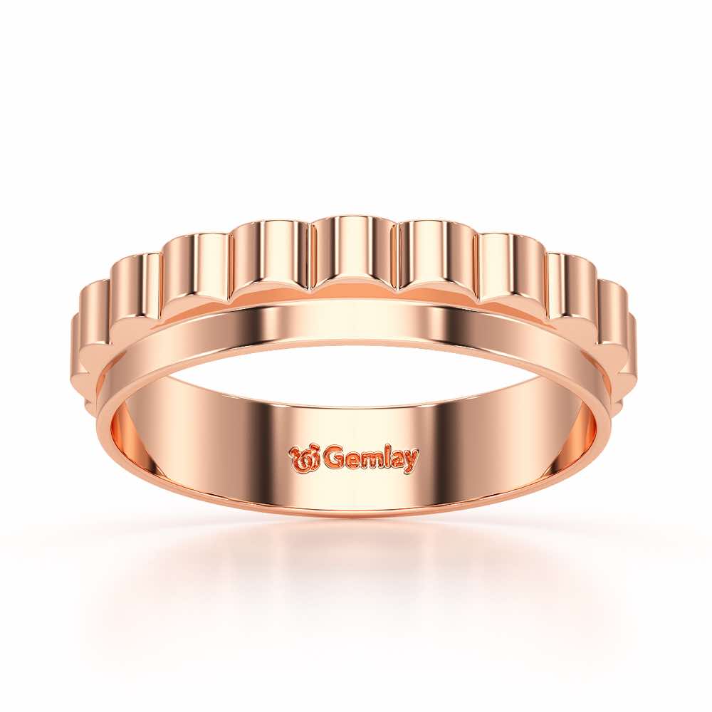 Delphine Silver Ring - Rose Gold - Image 2