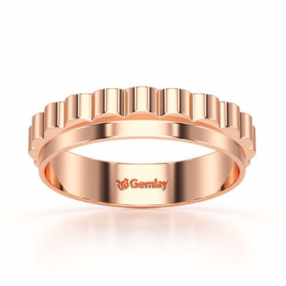 Delphine Silver Ring - Rose Gold - Image 2