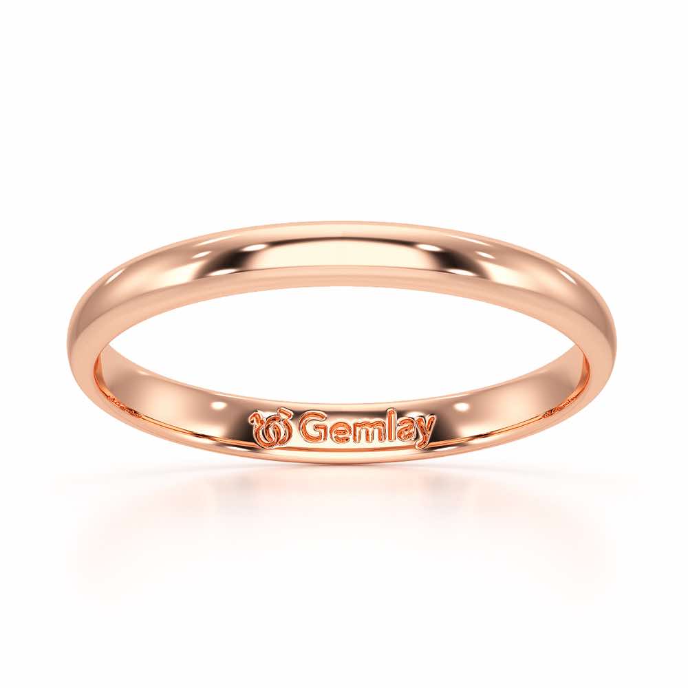 Vespera Silver Ring - Rose Gold - Image 2