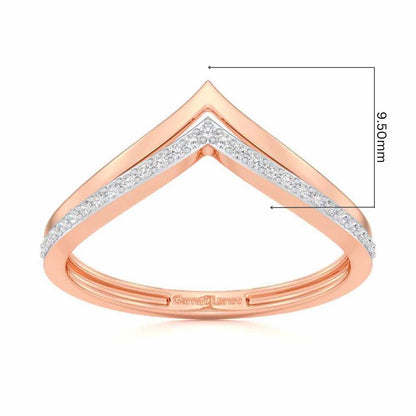 Point To Silver Ring - Rose Gold - Image 5