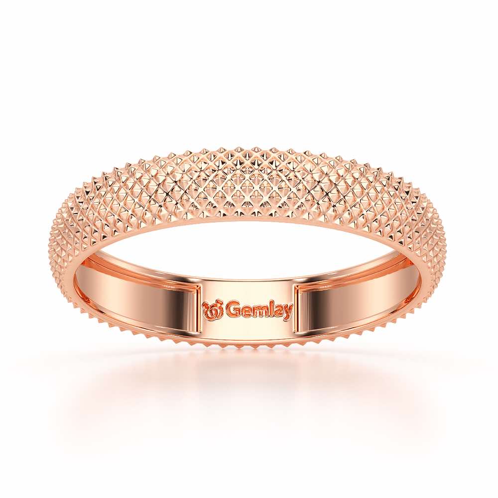 Melis Silver Ring - Rose Gold - Image 2