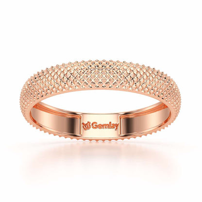 Melis Silver Ring - Rose Gold - Image 2