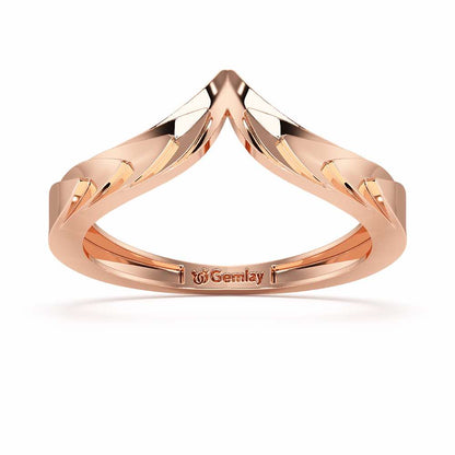 Eleanor Silver Ring - Rose Gold - Image 2