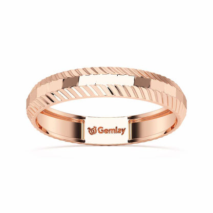 Nia Silver Ring - Rose Gold - Image 2