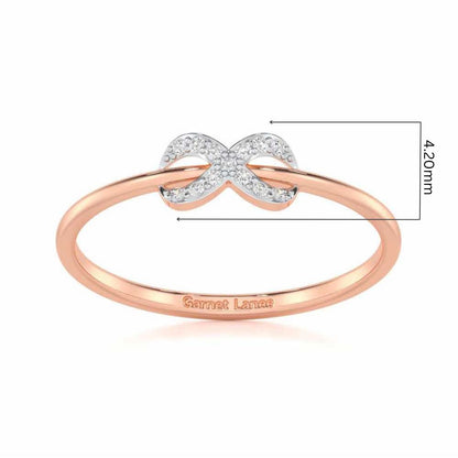 Seraphic Lumen Silver Ring - Rose Gold - Image 5