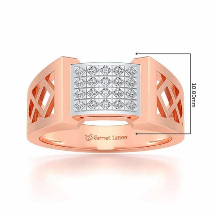 Impression Ring For Men - Rose Gold - Image 5