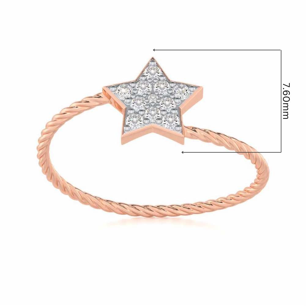 Radiant Royalty Silver Ring - Rose Gold - Image 5