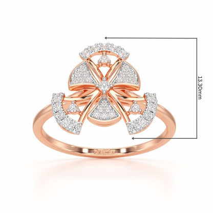 Brighton Grace Silver Ring - Rose Gold - Image 2