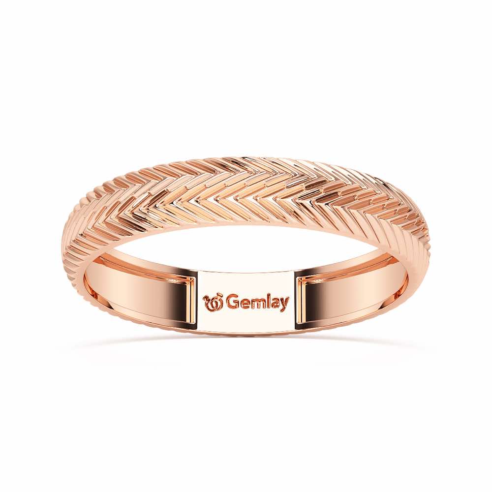 Azalea Silver Ring - Rose Gold - Image 2