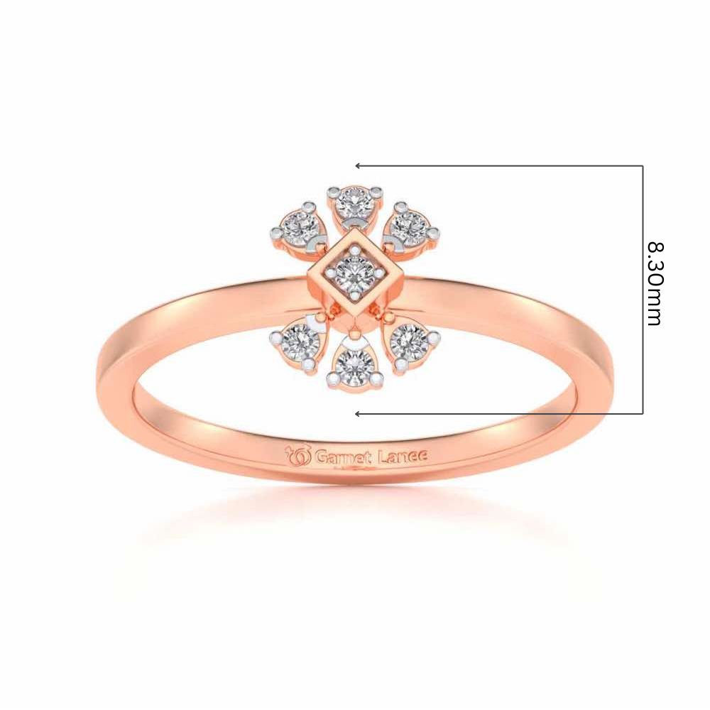 Dayati Silver Ring - Rose Gold - Image 5
