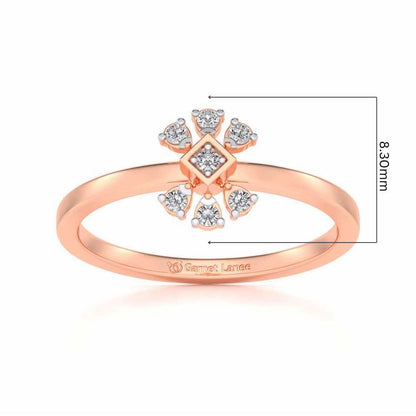 Dayati Silver Ring - Rose Gold - Image 5