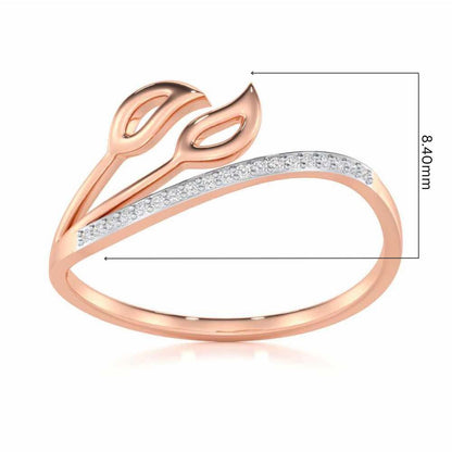 Vibrant Visions Silver Ring - Rose Gold - Image 5