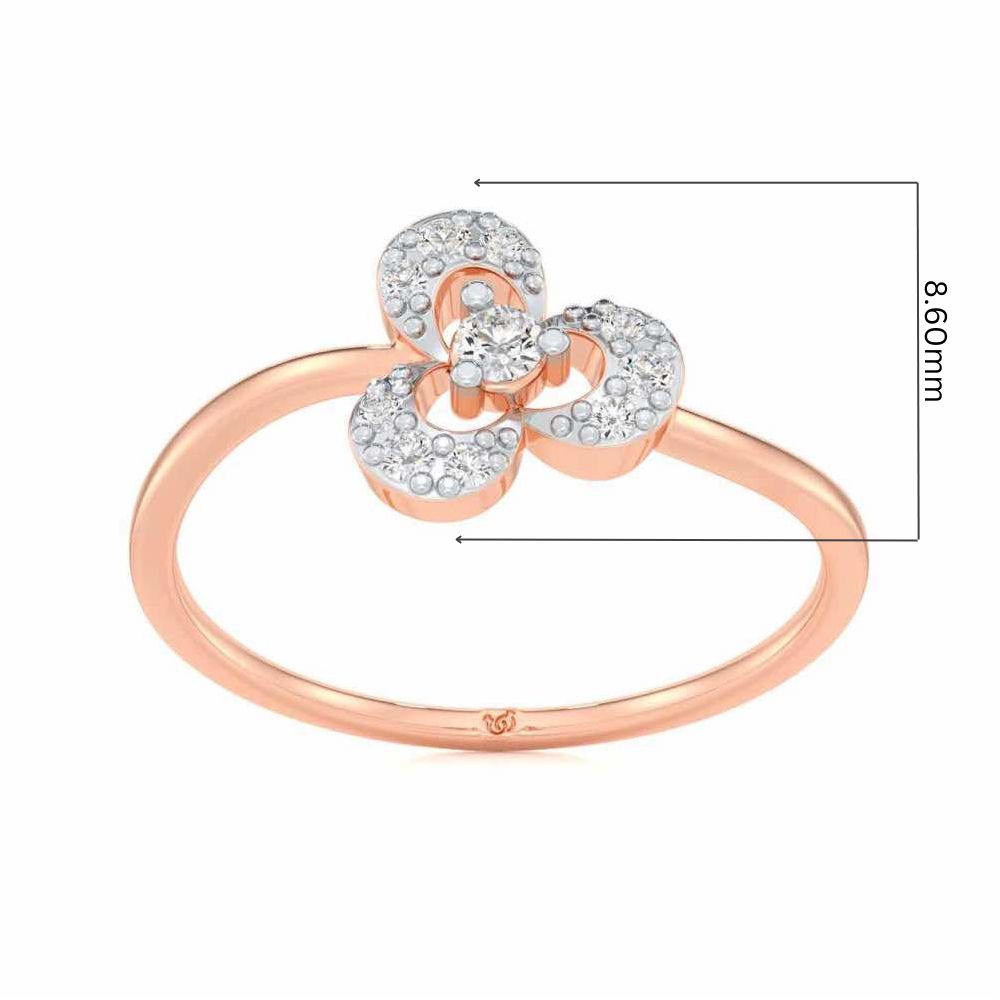 Time Treasure Silver Ring - Rose Gold - Image 5