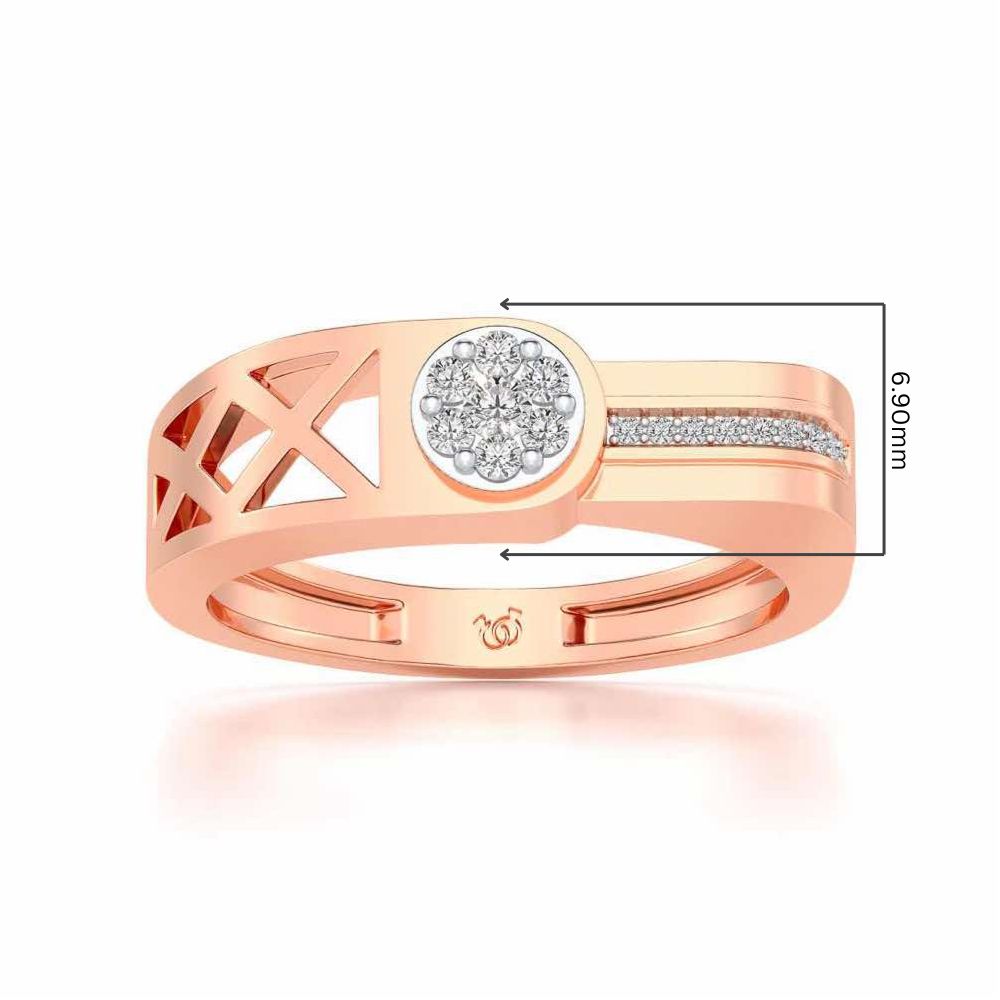 Distinct ring For Men - Rose Gold - Image 5