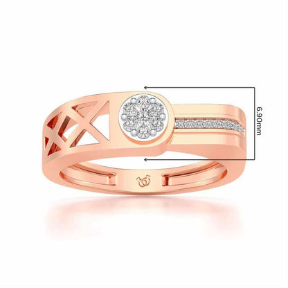 Distinct ring For Men - Rose Gold - Image 5