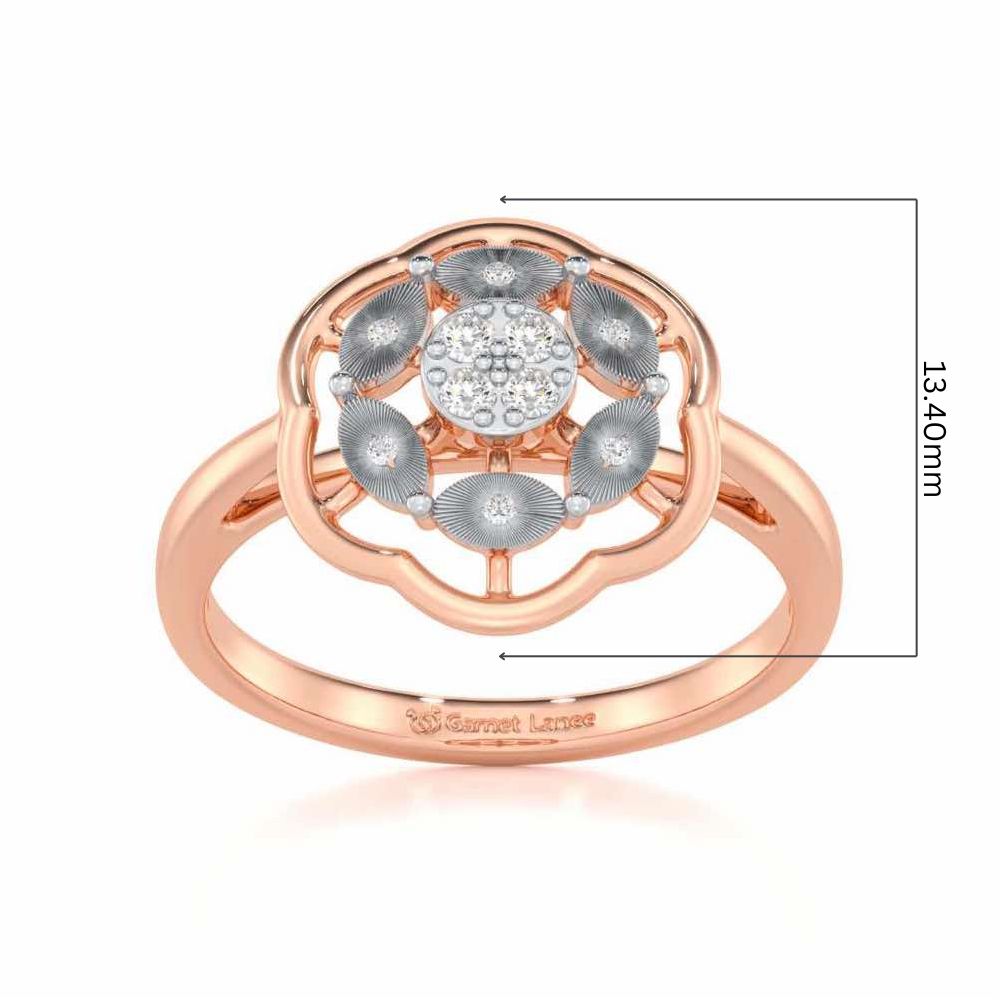 Wonderous Silver Ring - Rose Gold - Image 5
