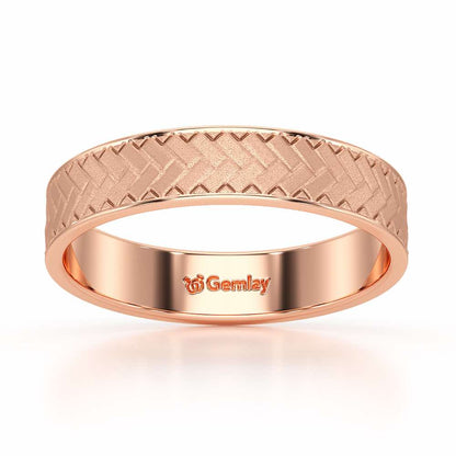 Isla Silver Ring - Rose Gold - Image 2