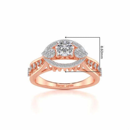 Amera Solitaire Ring - Rose Gold - Image 5