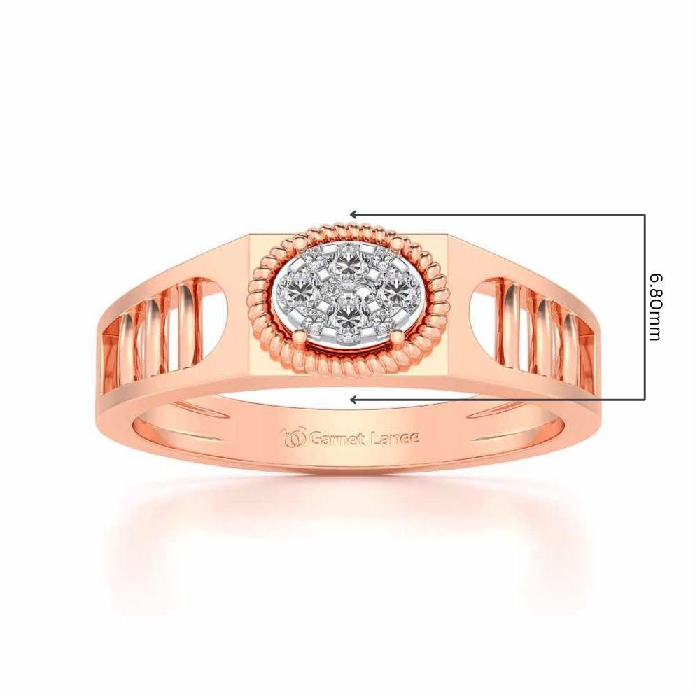 Elegant Ring For Men - Rose Gold - Image 5