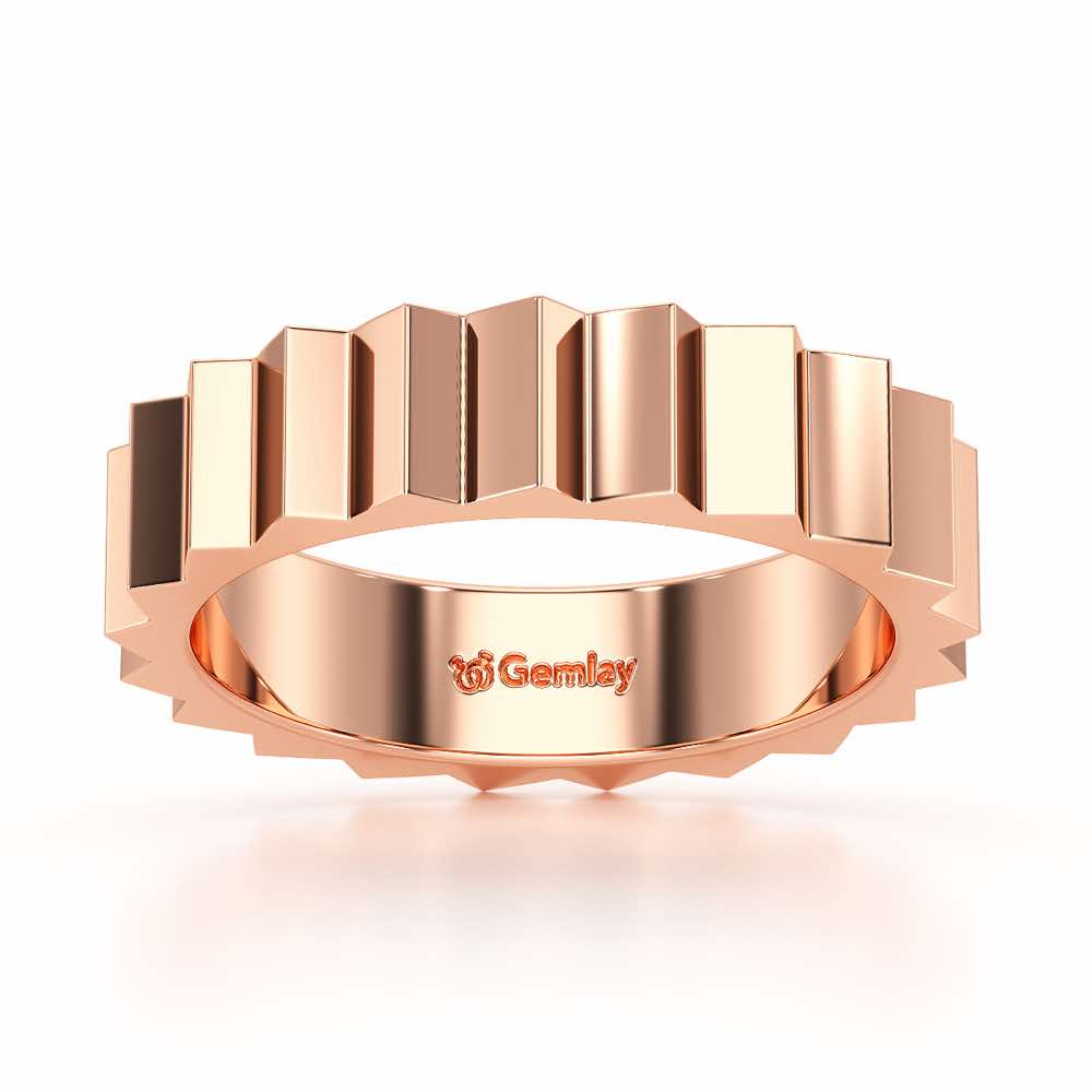 Selena Silver Ring - Rose Gold - Image 2
