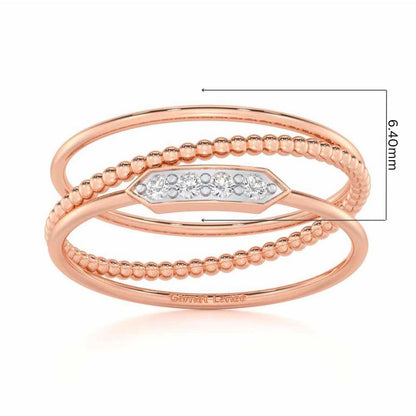 Perfect Purity Silver Ring - Rose Gold - Image 5
