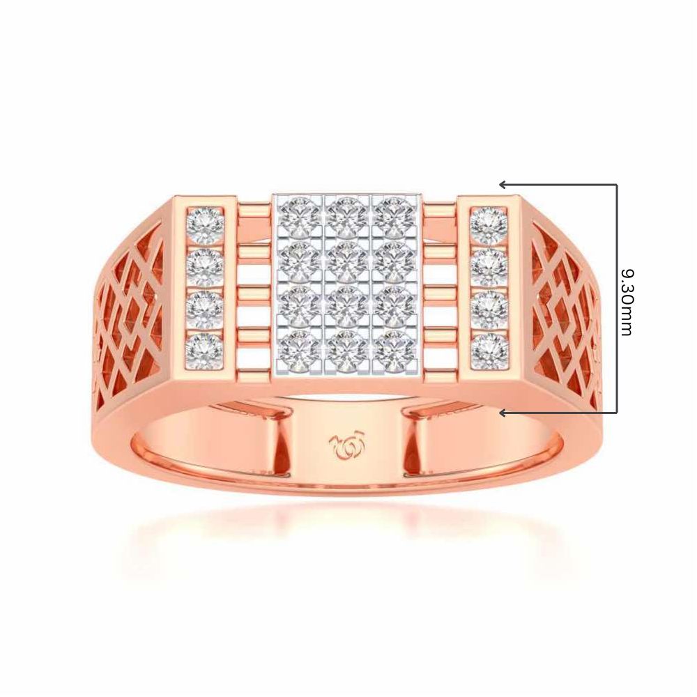 Supreme Silver Ring For Men - Rose Gold - Image 5