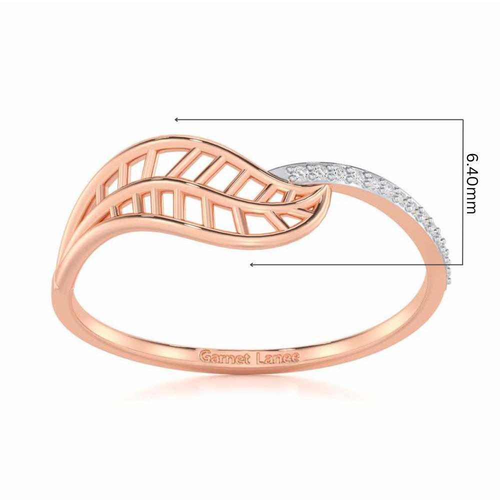 Pure Pleasure Silver Ring - Rose Gold - Image 5